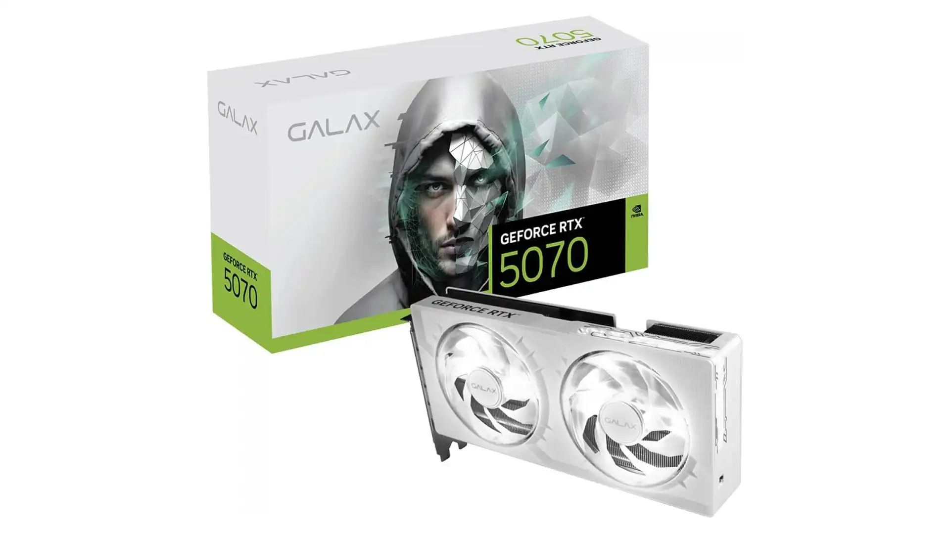 Placa de Vídeo Galax RTX 5070 1-Click OC White 12GB GDDR7