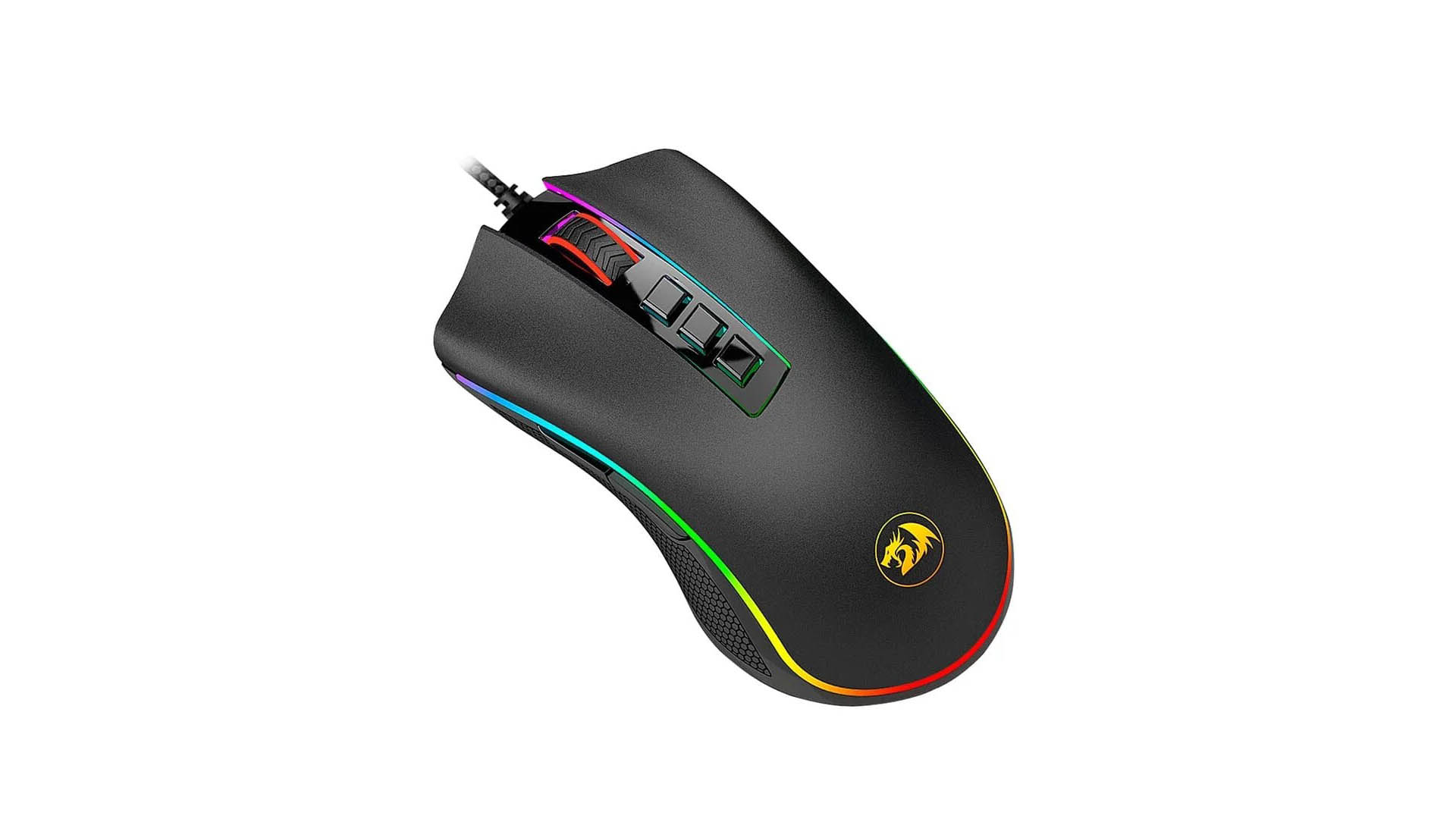 Mouse Gamer Redragon Cobra, Chroma RGB, 12400 DPI, 8 Botões, Preto - M711